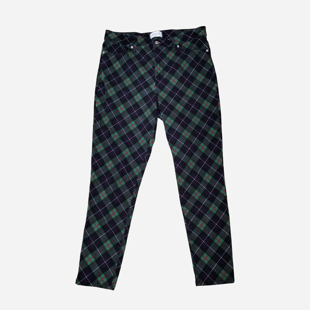 Crown-ivy Women's plaid Trousers
